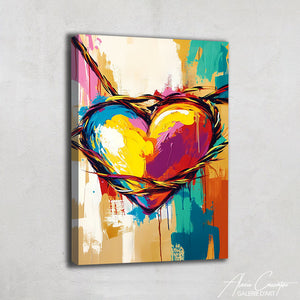 Tableau Amour Moderne