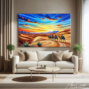 Tableau Chameau Desert