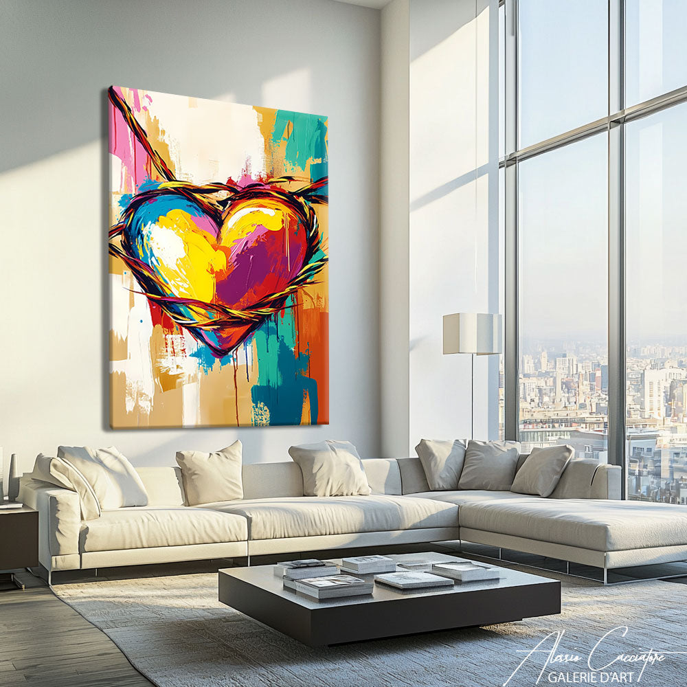 Tableau Coeur Moderne