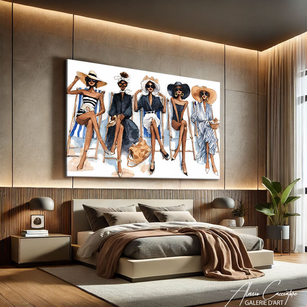 Tableau Abstrait Femme