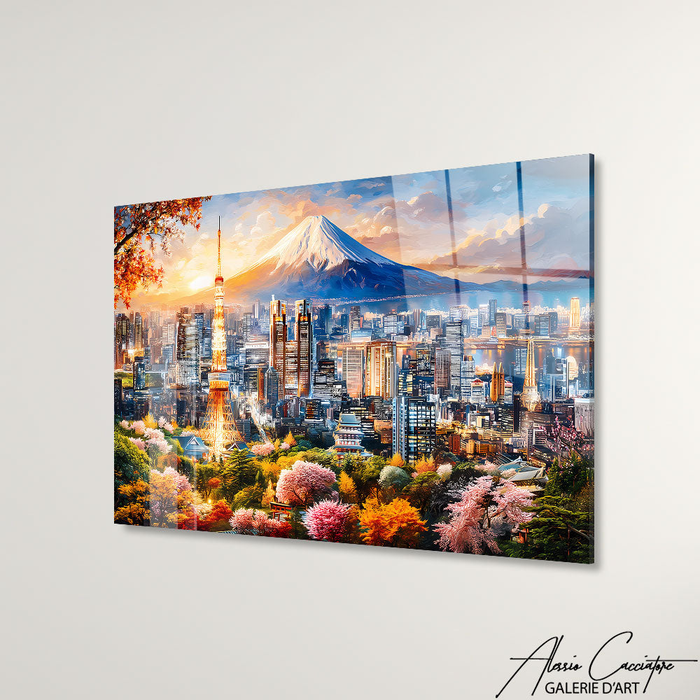 tableau fleurs de ceriser