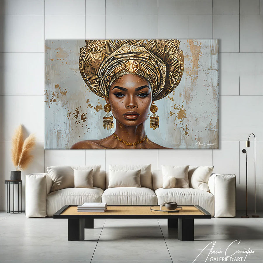 Peinture Murale Africaine – mise en situation