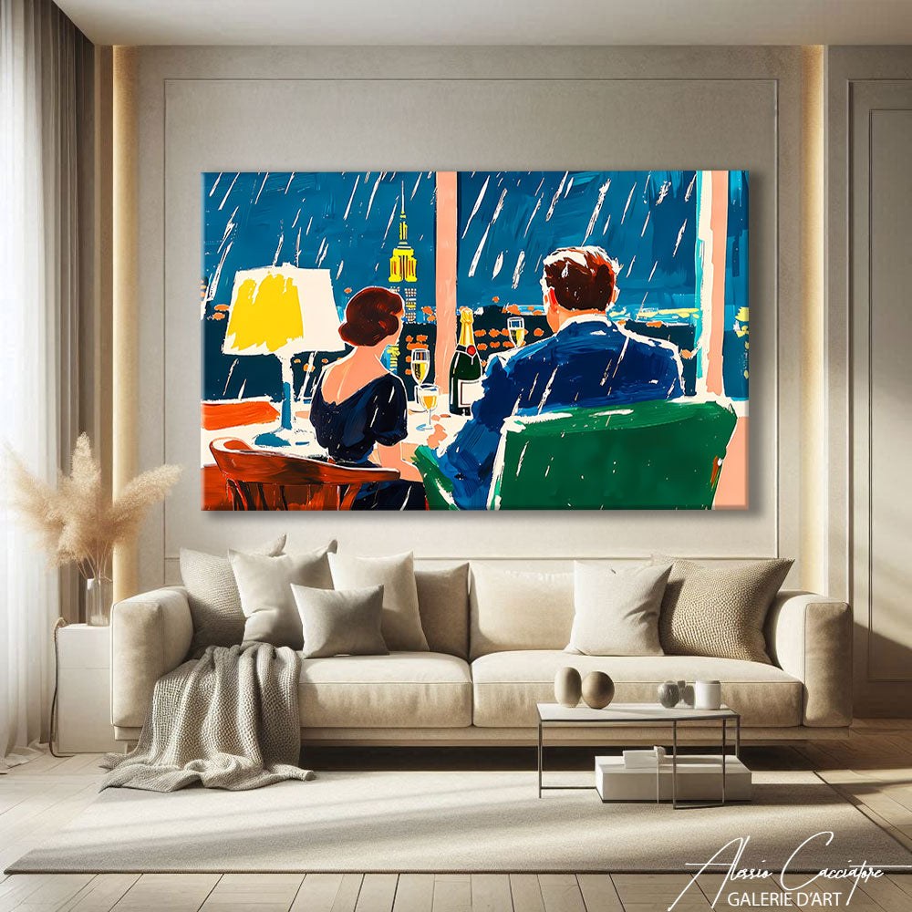 Peinture Dessin Couple