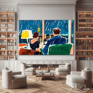 Affiche Dessin Couple