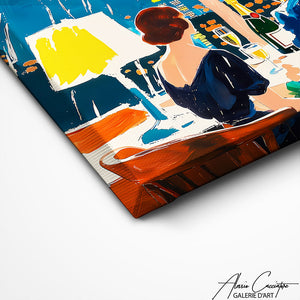 Art Mural Dessin Couple