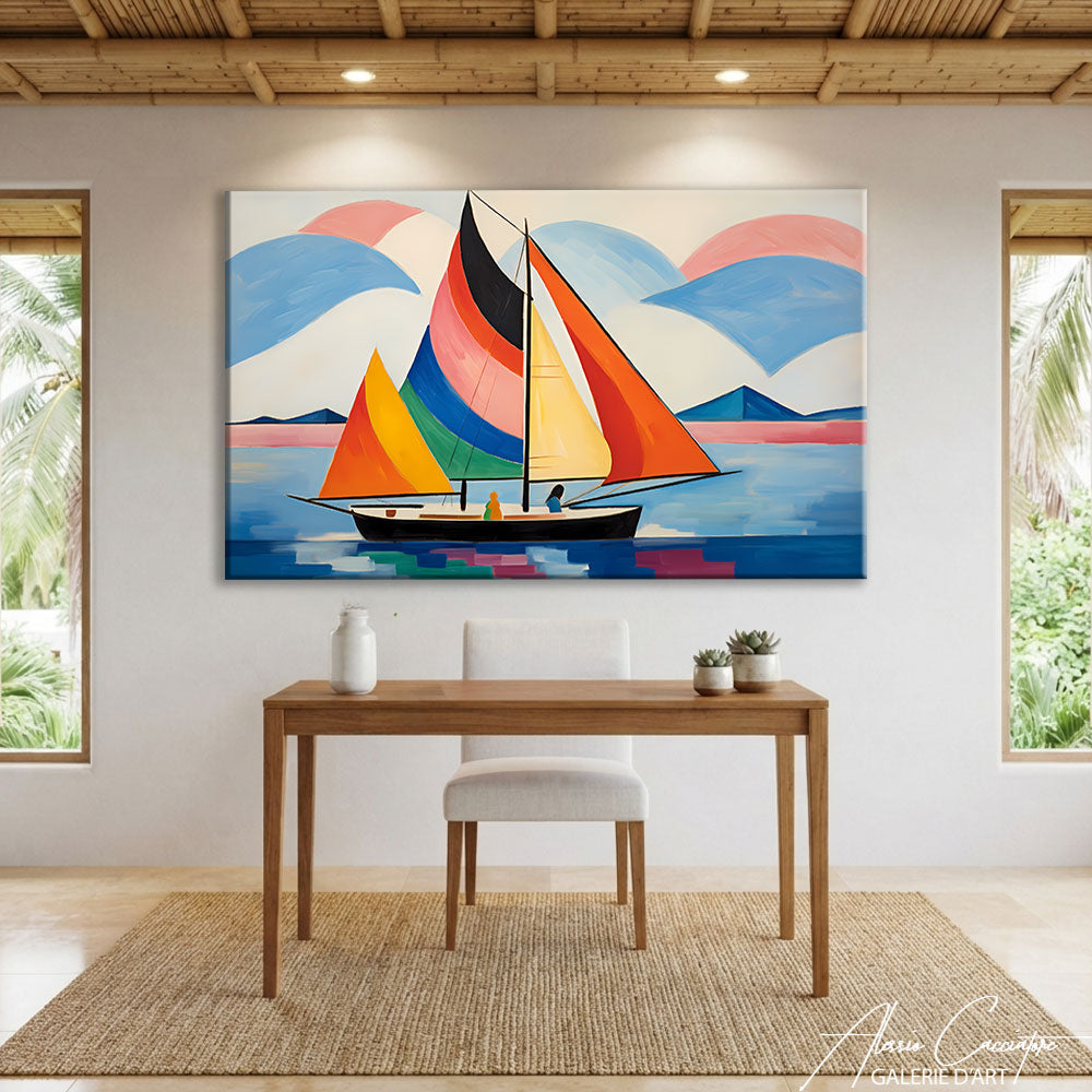 tableau moderne bateau