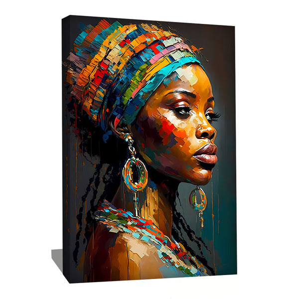 tableau femme africaine