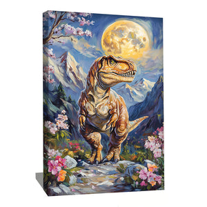 Tableau Peinture Dinosaure