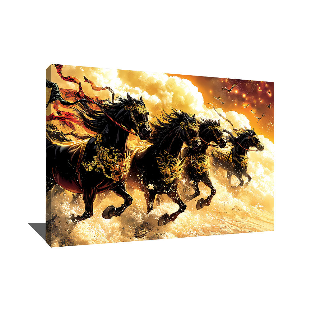 TABLEAU CHEVAUX DE COURSE