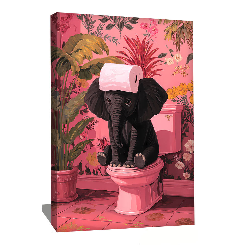 Tableau éléphant humour