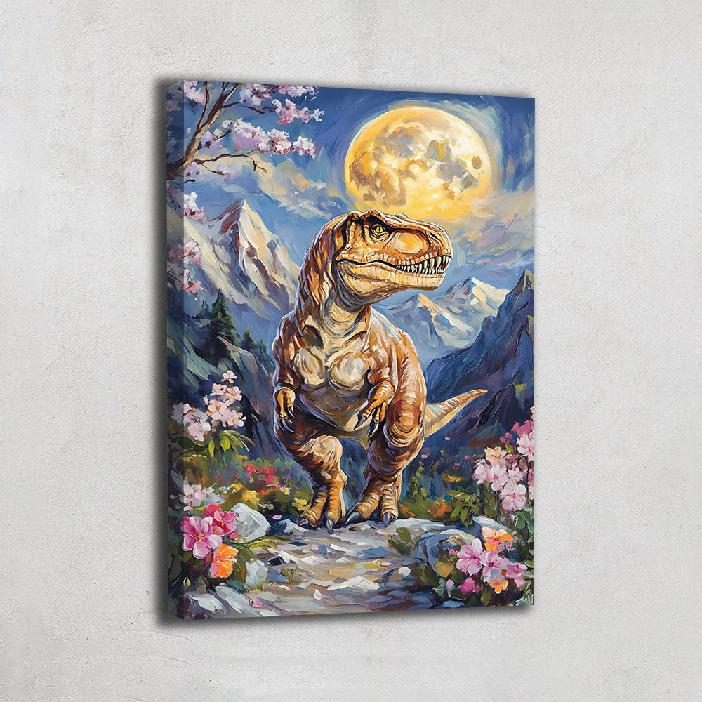 Tableau Peinture Dinosaure