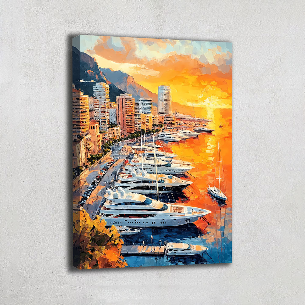 Tableau coucher de soleil