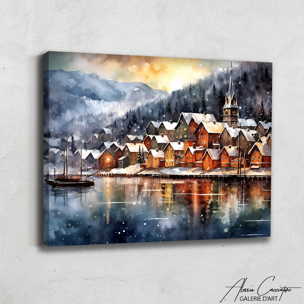 Tableau Paysage de Neige