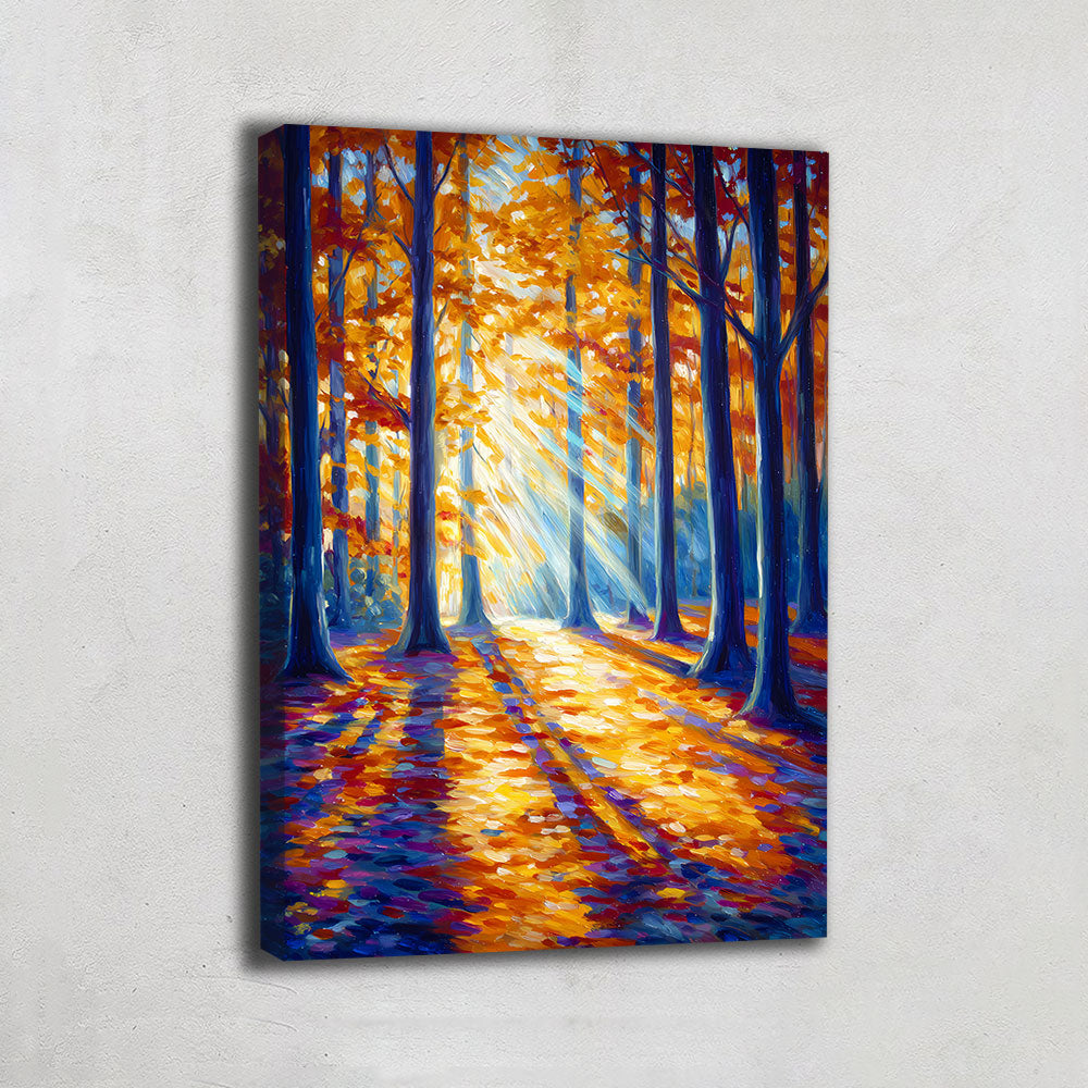 Tableau Forêt Automne