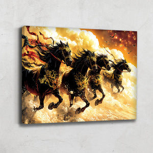 TABLEAU CHEVAUX DE COURSE