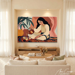 Peinture Grand Tableau Bohème