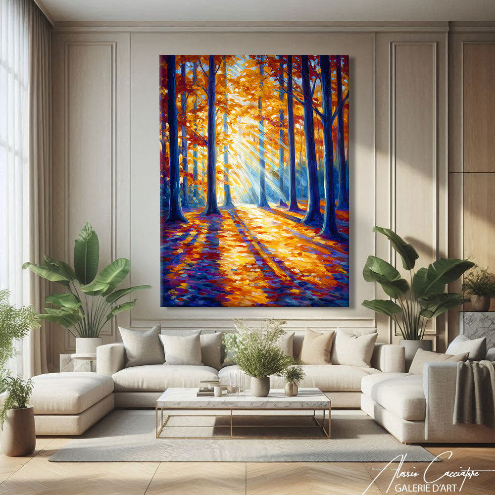 Tableau Forêt Automne