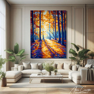 Tableau Forêt Automne