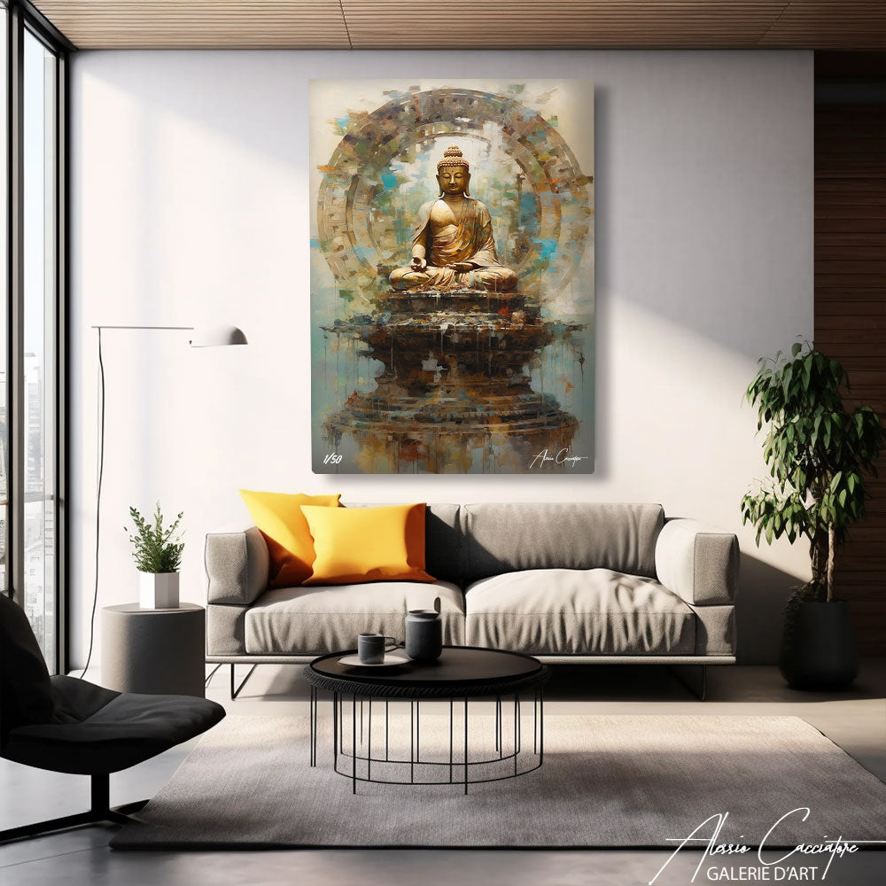 tableau bouddha zen