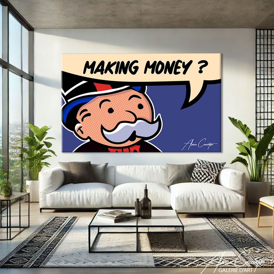 TABLEAU MONOPOLY ART
 – mise en situation