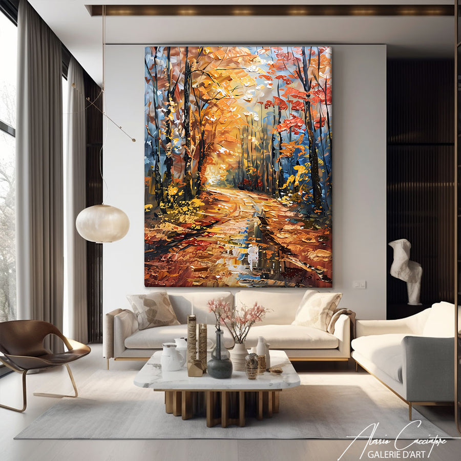 Tableau Peinture Acrylique Paysage – mise en situation
