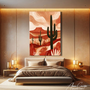 Toile Terracotta Peinture