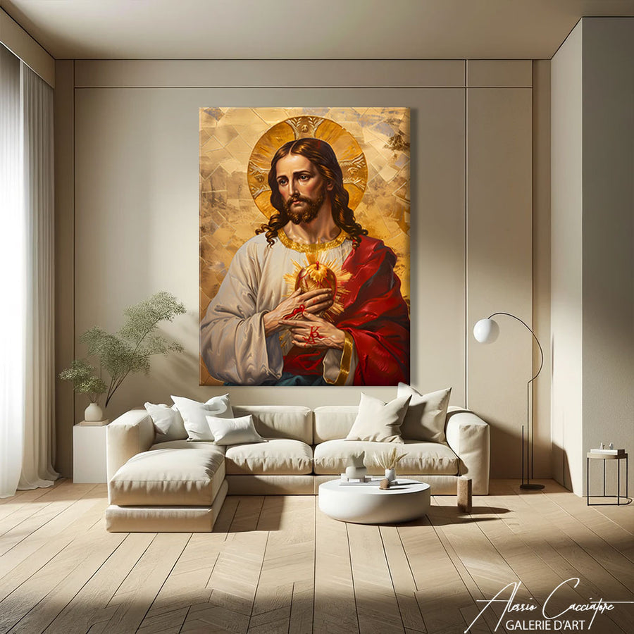 tableau religieux vintage – mise en situation