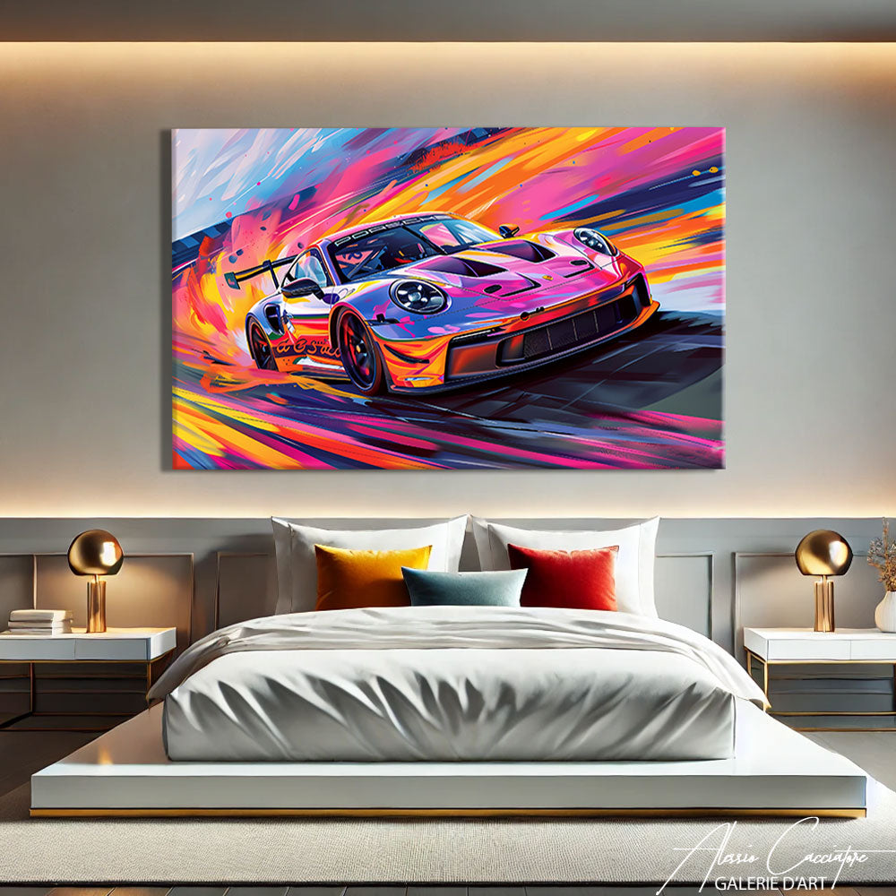 Tableau Porsche Le Mans
