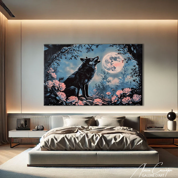 Peinture Loup Blanc