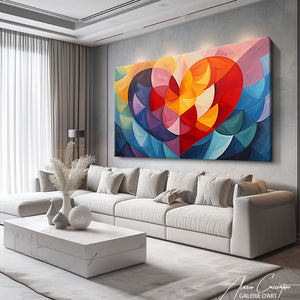 tableau art deco salon