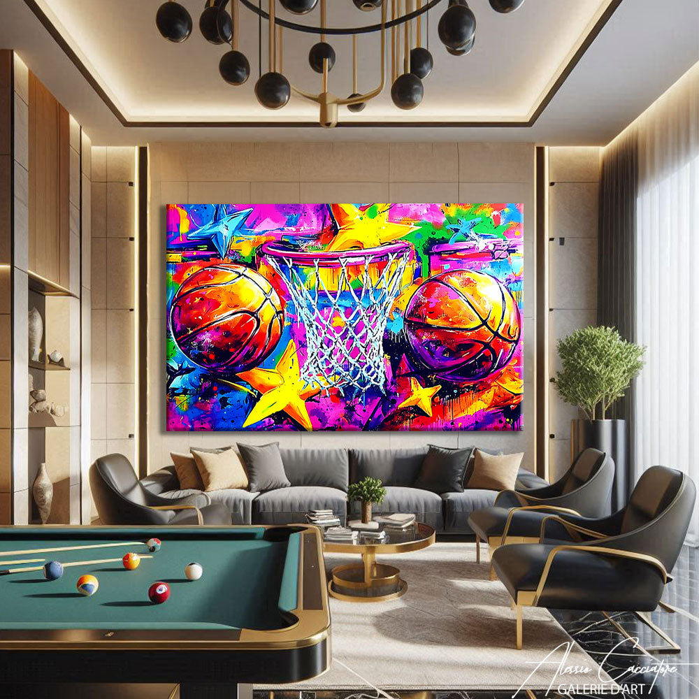 TABLEAU BASKET CHAMBRE