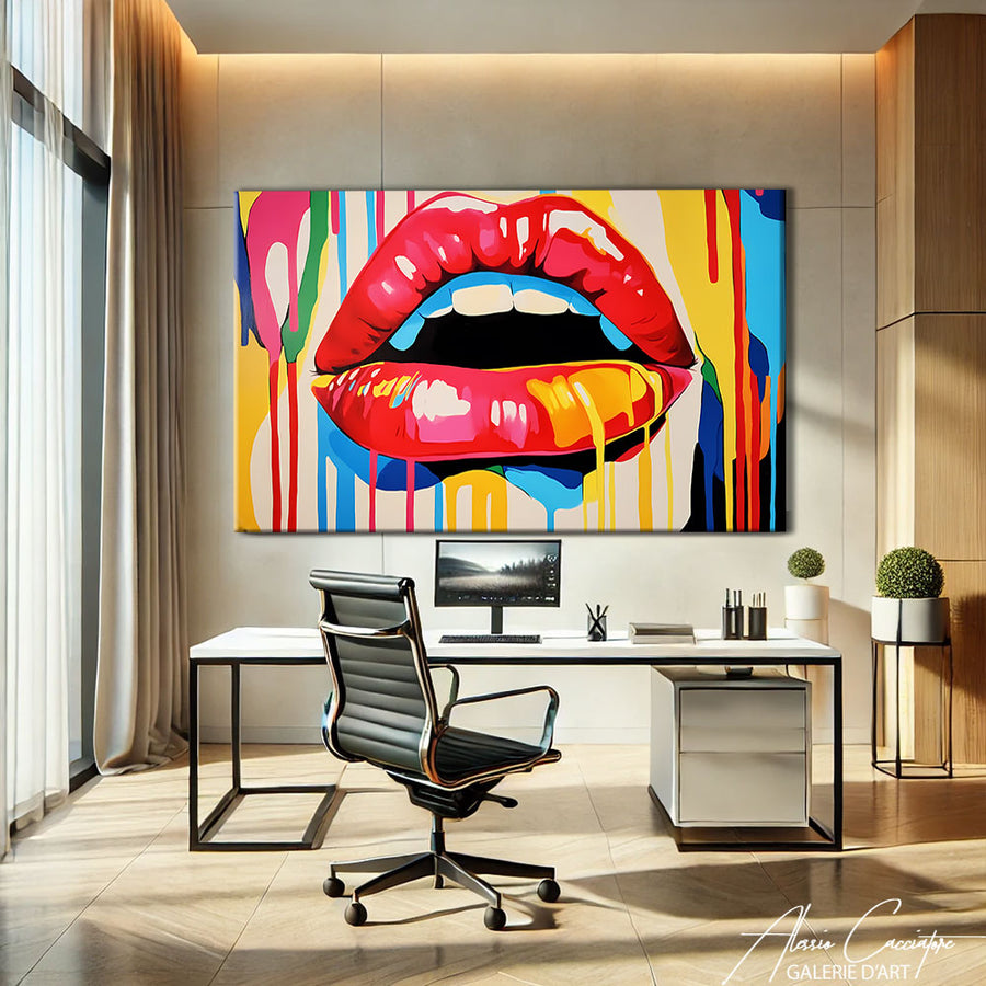 Tableaux Design Pour Salon – mise en situation