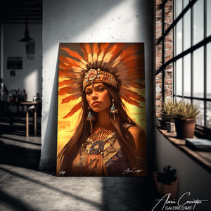 tableau femme indienne