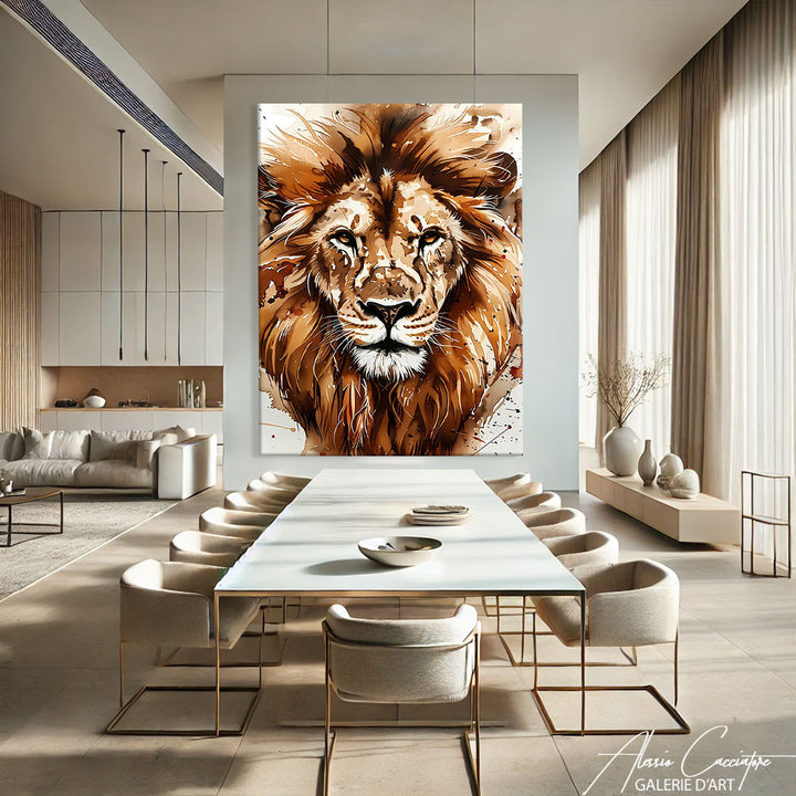 TABLEAU LION XXL