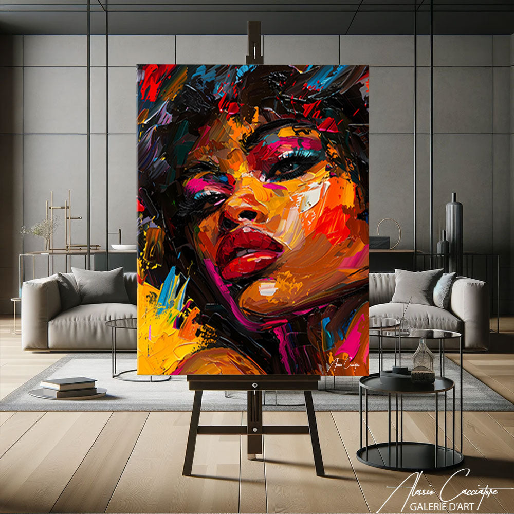 Tableau Femme Abstrait