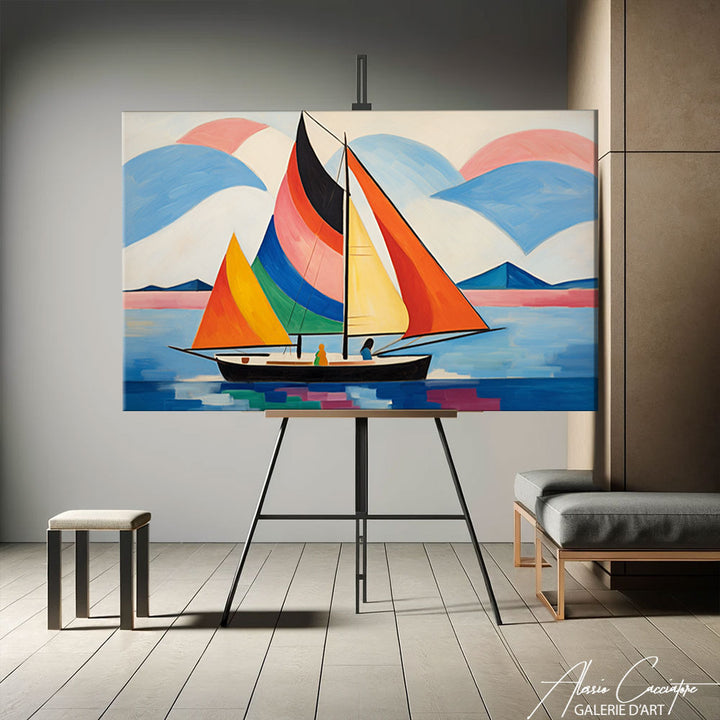 peinture bateau moderne