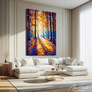 Tableau Forêt Coloré
