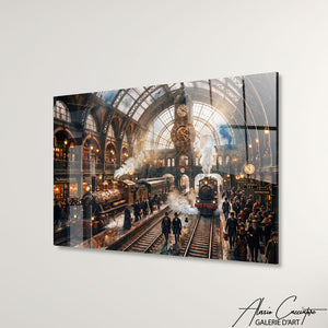 Art Mural Tableau Style Industriel