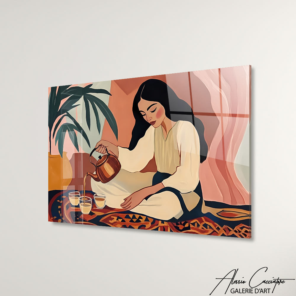 Art Mural Grand Tableau Bohème