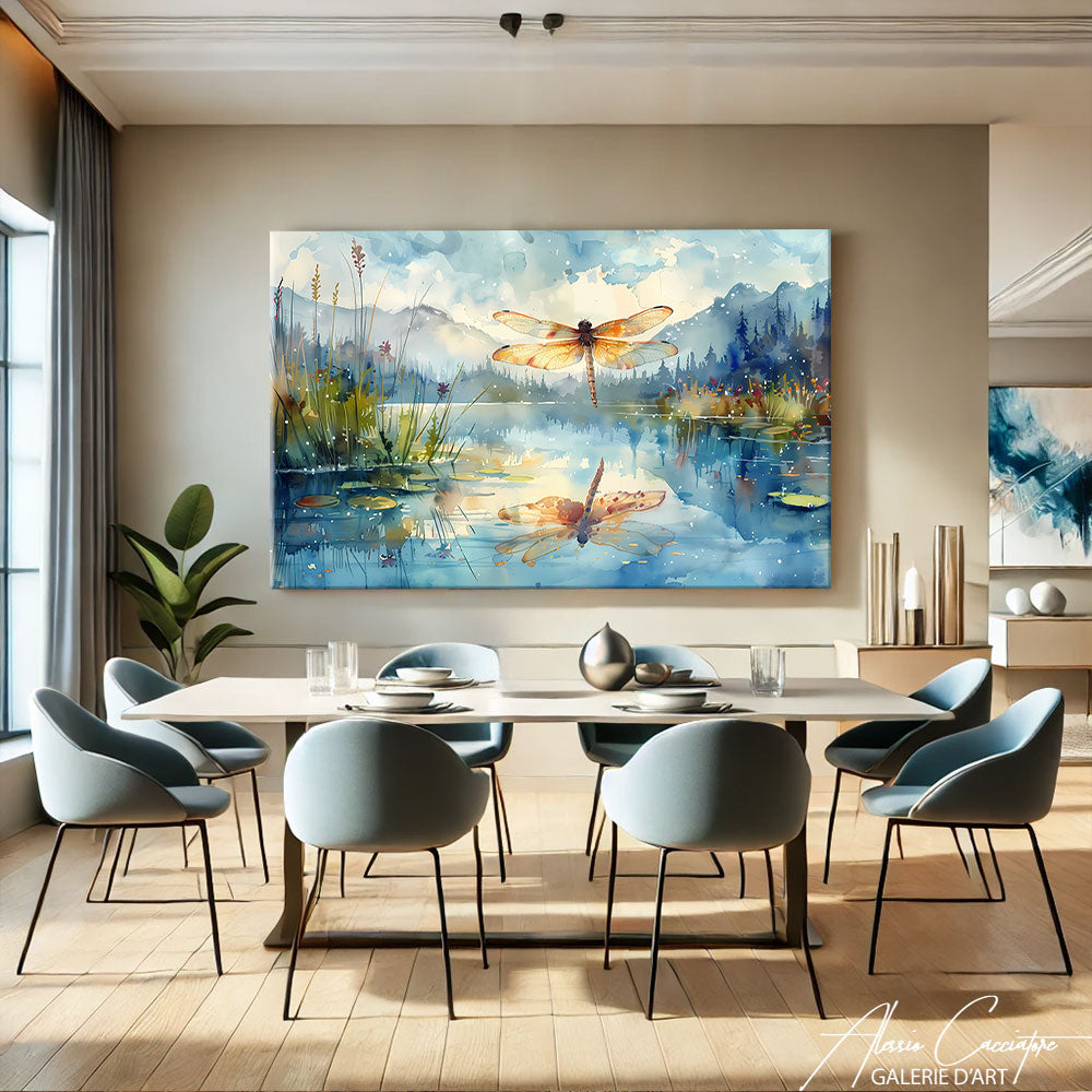 Toile Libellule
