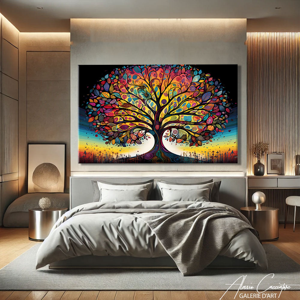 TABLEAU MODERNE ARBRE DE VIE
