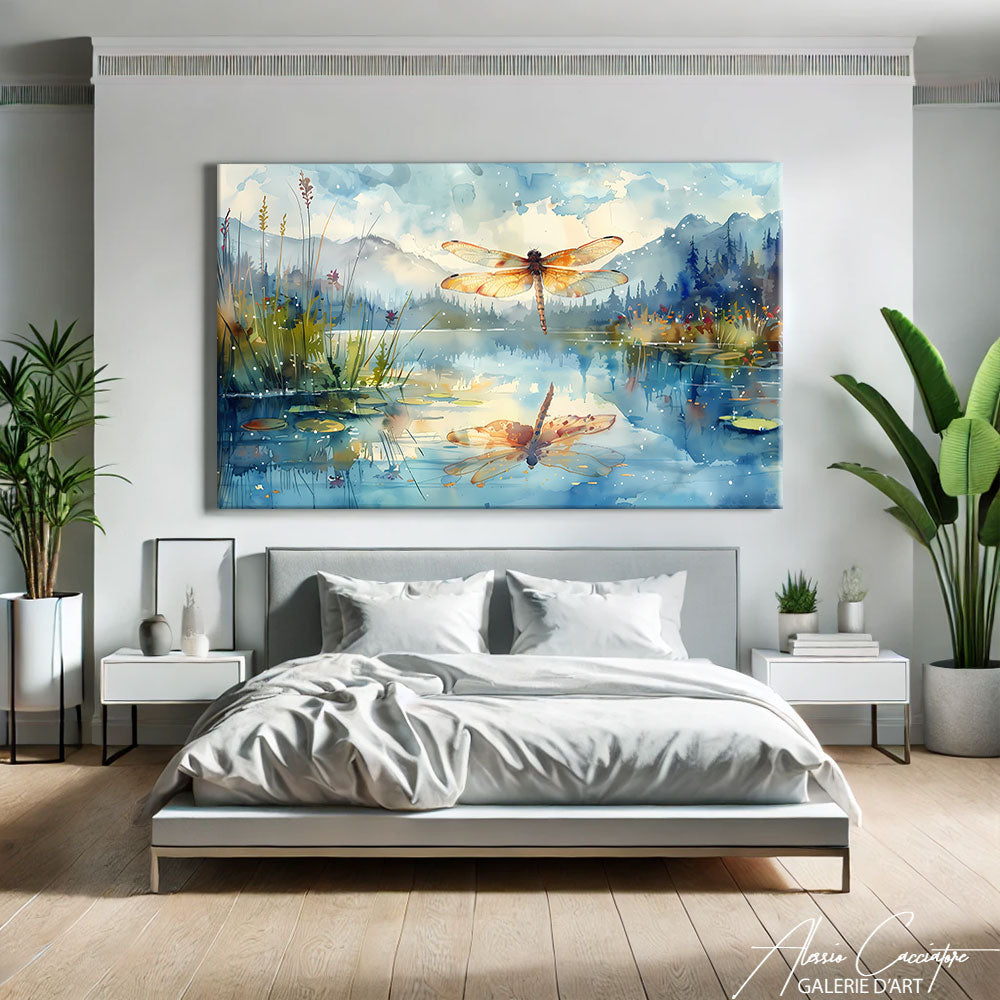 Libellule Peinture Acrylique
