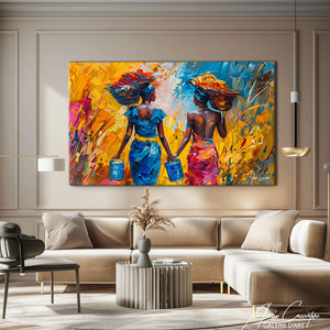Peinture Savane Africaine