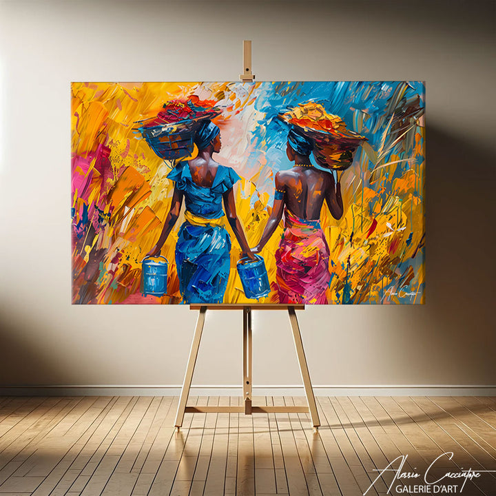 Peinture Salon Africain