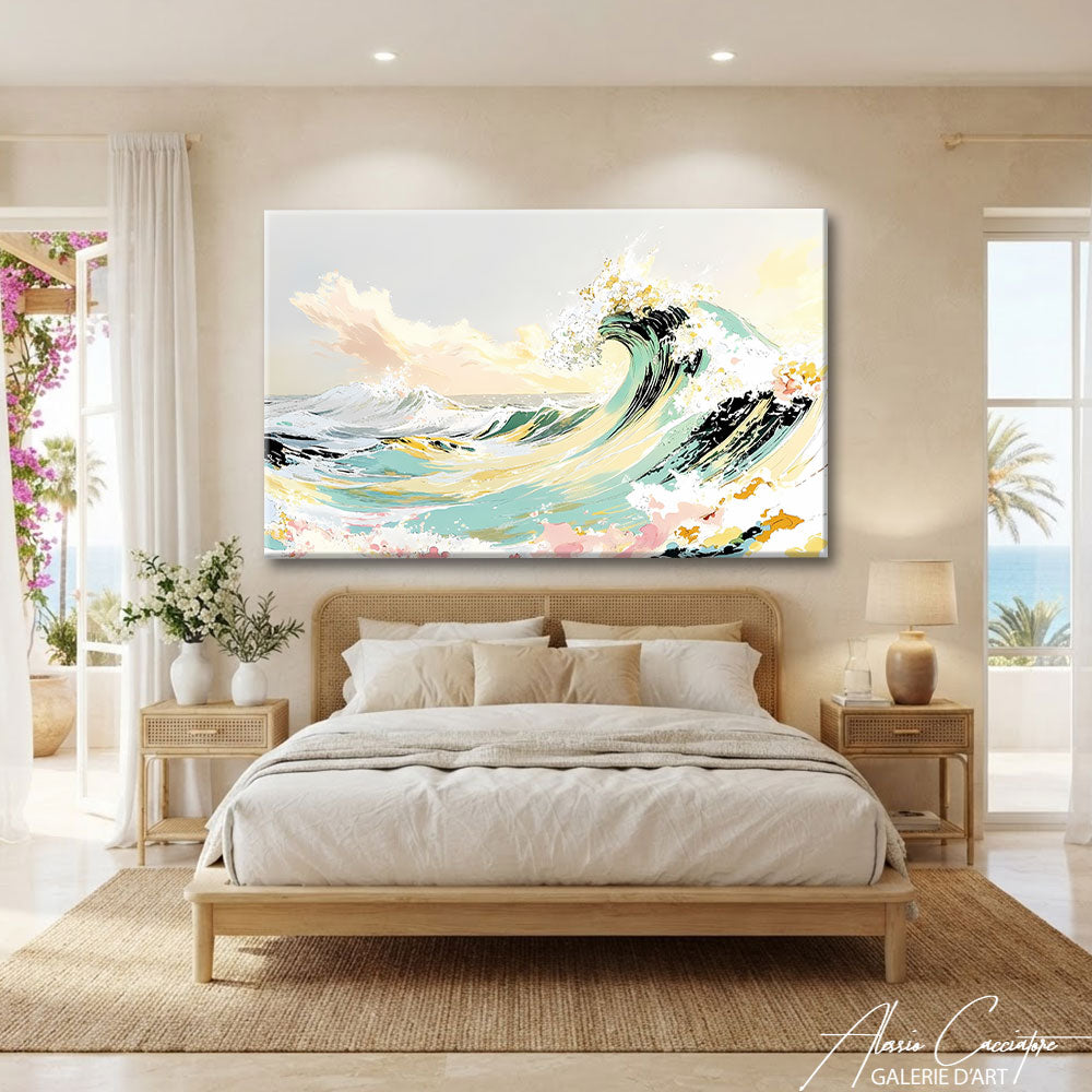 Toile Vague Dessin