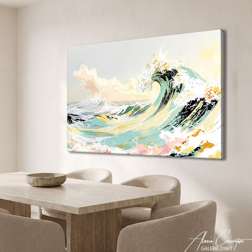 Décoration Murale Vague Dessin
