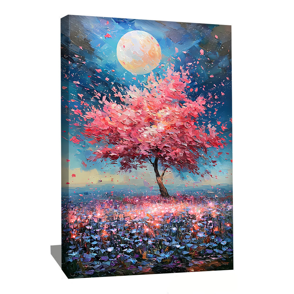 Tableau Japonais Cerisier Bleu