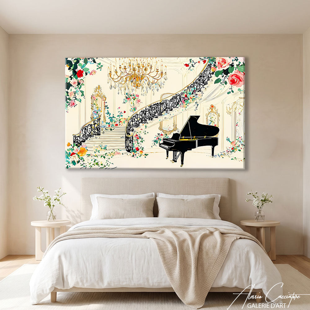 Toile Dessin Musique
