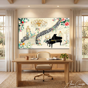 Affiche Dessin Musique