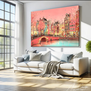 Tableau Peinture Paysage Abstrait